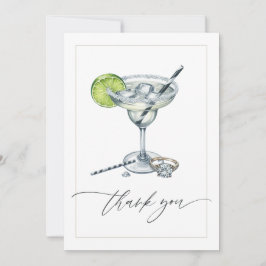 Tarjeta De Agradecimiento Elegantes Margs y bodas de lluvia de regalos para 