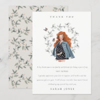 Elegantes y elegantes mujeres Foliage Baby Shower