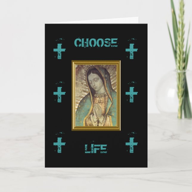 TARJETA DE AGRADECIMIENTO ELEGIR LA VIDA (Anverso)