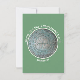 Tarjeta De Agradecimiento Elementos Fiestas de referencia de la montaña de S