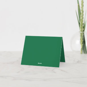 Tarjeta De Agradecimiento Elevar el diseño Web con un fondo verde