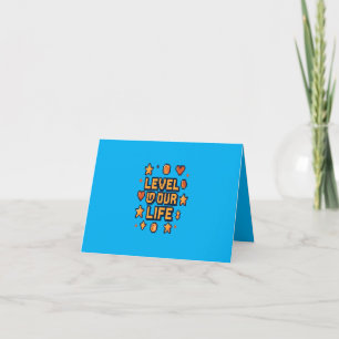 Tarjeta De Agradecimiento "Elevar tu vida" - Desi motivacional de arte de Pi