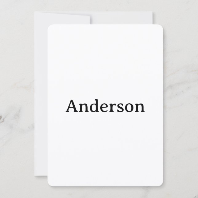 Tarjeta De Agradecimiento Eliminar texto reemplazar propio diseño 5" x 7" re (Anverso)