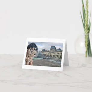 Tarjeta De Agradecimiento Ella Bella Banana, el Louvre, París, Francia