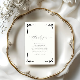 Tarjeta De Agradecimiento Ella está atando el hombro con la ducha marfileña