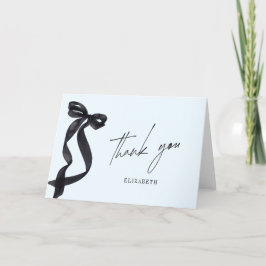 Tarjeta De Agradecimiento Ella está Atando el Nudo Fiesta de Despedida de So