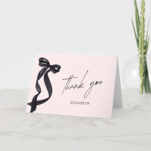 Tarjeta De Agradecimiento Ella está Atando el Nudo Fiesta de Despedida de So