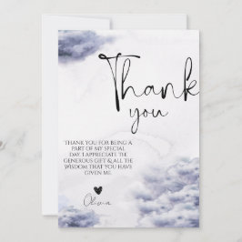 Tarjeta De Agradecimiento Ella está en la ducha de regalos de boda 