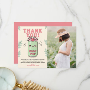 Tarjeta De Agradecimiento Ella está lista para explotar refresco floral foto