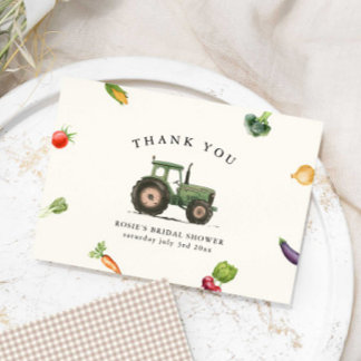 Tarjeta De Agradecimiento Ella está recién salida de la fiesta de compromiso