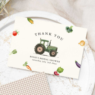 Tarjeta De Agradecimiento Ella está recién salida de la fiesta de compromiso