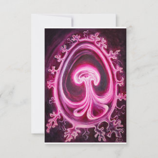 Tarjeta De Agradecimiento Embrión con placenta