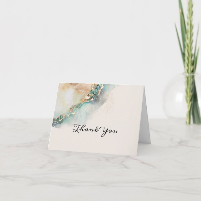 Tarjeta De Agradecimiento Emerald Isle Gracias (Anverso)