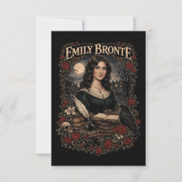 Tarjeta De Agradecimiento Emily Brontë