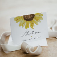 Tarjeta de agradecimiento EMMA Rustic Watercolor S