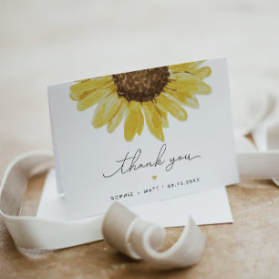 Tarjeta de agradecimiento EMMA Rustic Watercolor S