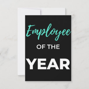 Tarjeta De Agradecimiento Empleado Del Año