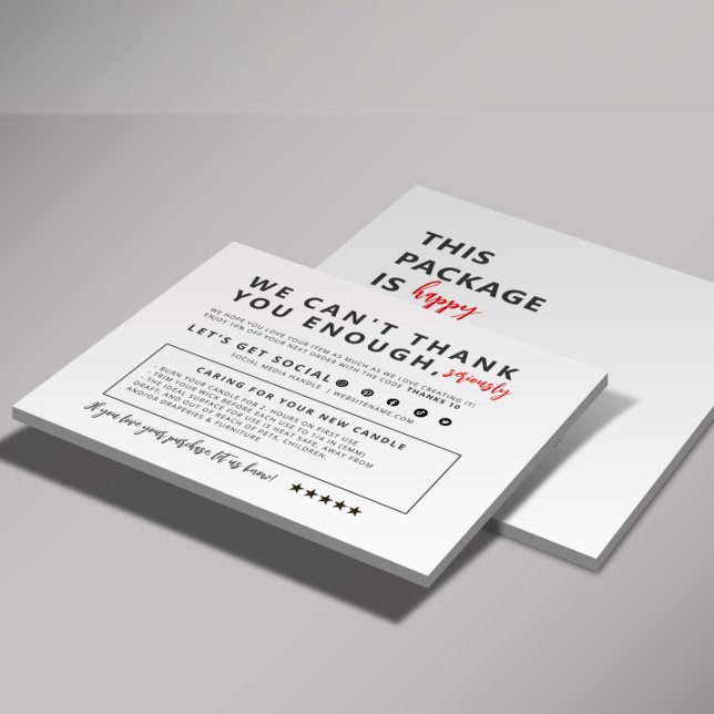 Tarjeta de agradecimiento empresarial (Subido por el creador)