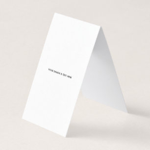 Tarjeta de agradecimiento empresarial minimalista 