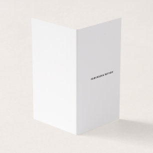 Tarjeta de agradecimiento empresarial minimalista 