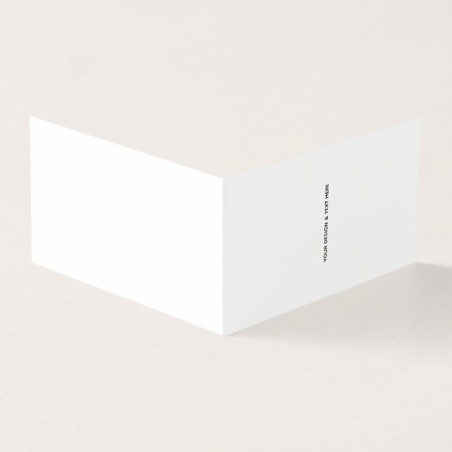 Tarjeta de agradecimiento empresarial minimalista  (Exterior)