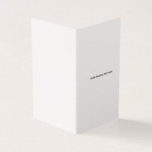 Tarjeta de agradecimiento empresarial minimalista 