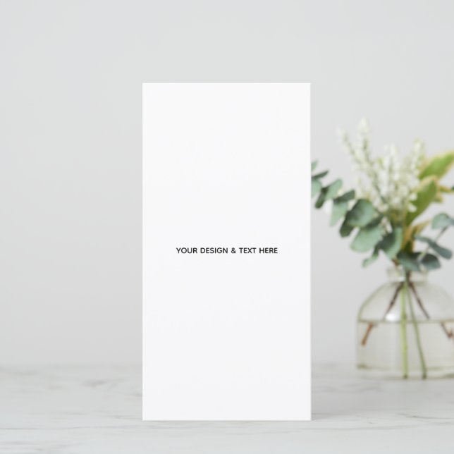 Tarjeta de agradecimiento empresarial minimalista  (Anverso de pie)