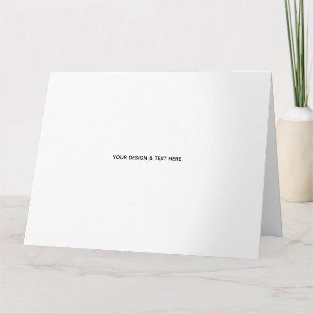 Tarjeta de agradecimiento empresarial minimalista  (Anverso)