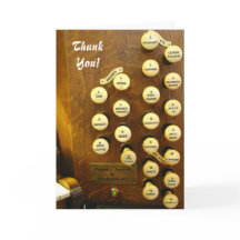 Tarjeta de agradecimiento en blanco - Mi órgano id