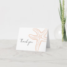 Tarjeta de agradecimiento en blanco para baby show