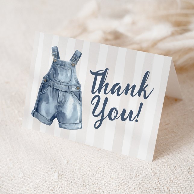 Tarjeta de agradecimiento en blanco para baby show (Subido por el creador)