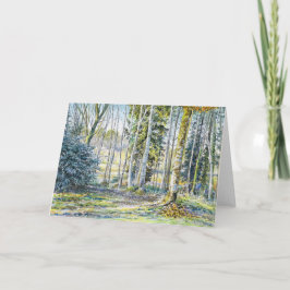 Tarjeta De Agradecimiento ‘En el Borde del Invierno...' -