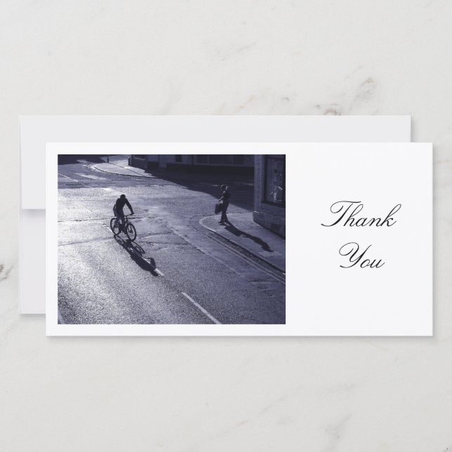 Tarjeta De Agradecimiento En el lado soleado - Gracias (Anverso)