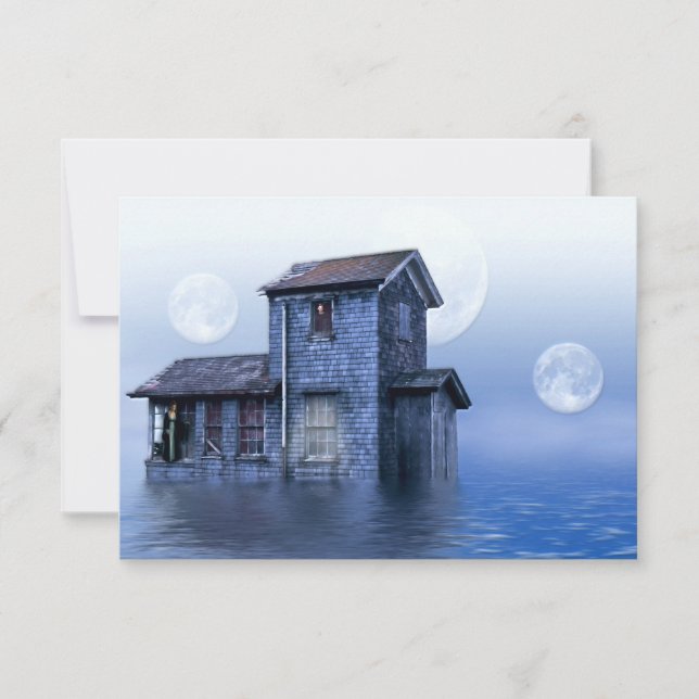 Tarjeta De Agradecimiento En la Casa del Lago (Anverso)