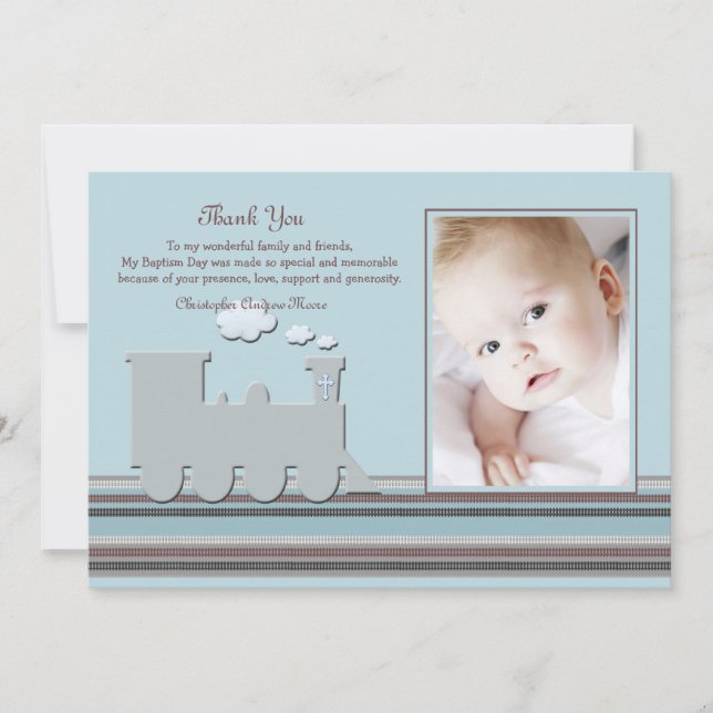 Tarjeta De Agradecimiento En la foto azul de la pista gracias cardar (Anverso)