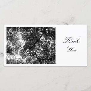 Tarjeta De Agradecimiento En los árboles - gracias