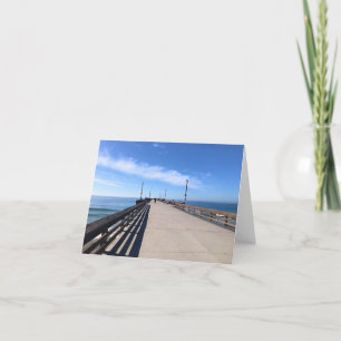 Tarjeta De Agradecimiento En Newport Pier, Newport Beach, California