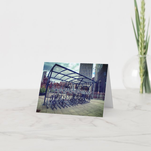 Tarjeta De Agradecimiento En tu bicicleta (Anverso)