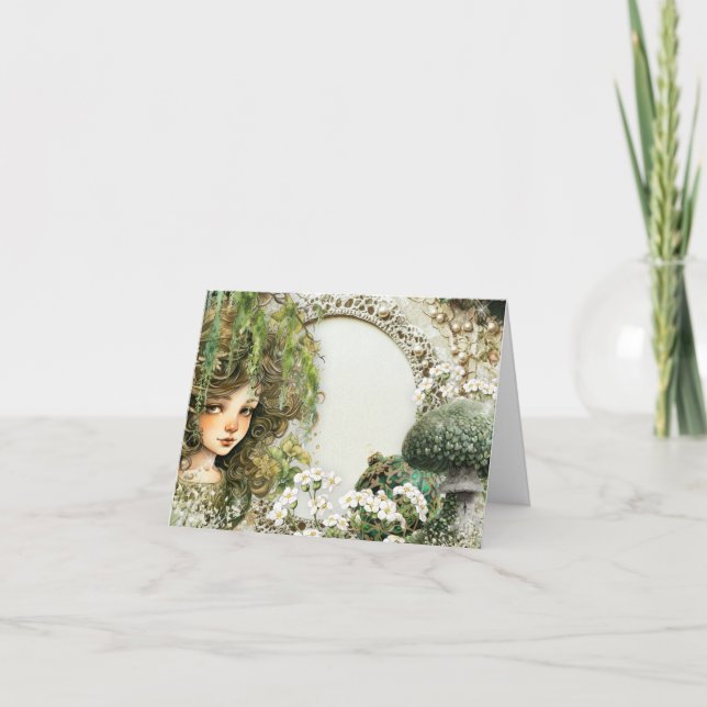 Tarjeta de agradecimiento encantada de Fairyland (Anverso)