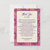 Encantador Baby Shower rosado de Flor Silvestre