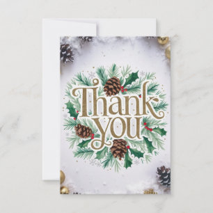 Tarjeta De Agradecimiento Encantados Wish Happy Holidays
