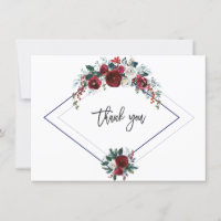 Encanto Floral de Pino Borgoña Boda Naval Gracias