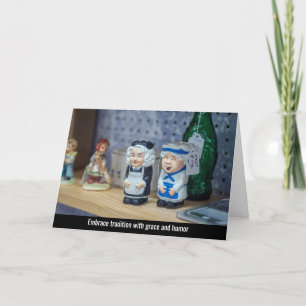 Tarjeta De Agradecimiento Encanto vintage - Juego de figuras para chef y don