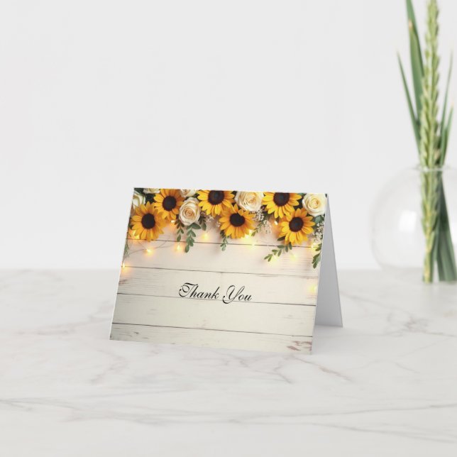 Tarjeta De Agradecimiento Encuentros Rústicos De La Hora De Oro (Anverso)