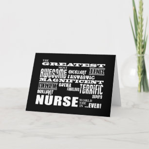 Tarjeta De Agradecimiento Enfermeras divertidas modernas de Guay: el mundo d