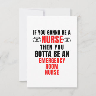 TARJETA DE AGRADECIMIENTO ENFERMERÍA DE SALA DE EMERGENCIA