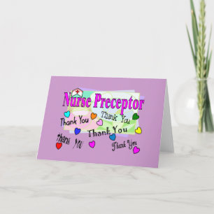 Tarjeta De Agradecimiento ENFERMERÍA PReceptor GRACIAS