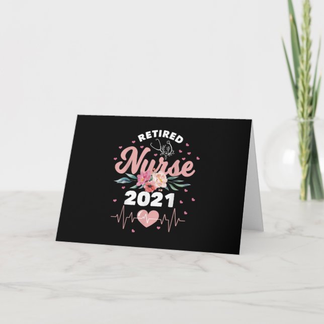 Tarjeta De Agradecimiento Enfermero de jubilación 2021 (Anverso)