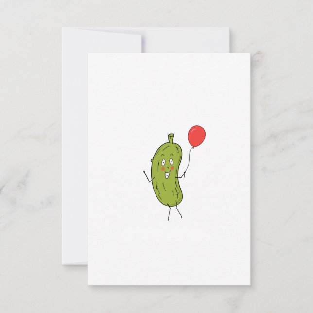 Tarjeta De Agradecimiento Ensalada verde cortada (Anverso)