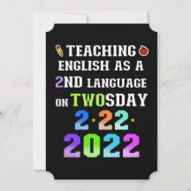 Enseñando inglés ESL el martes 2/22/2022